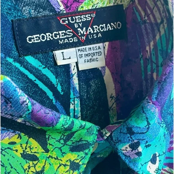 Vintage Guess Men’s Shirt - Picture 2 of 3